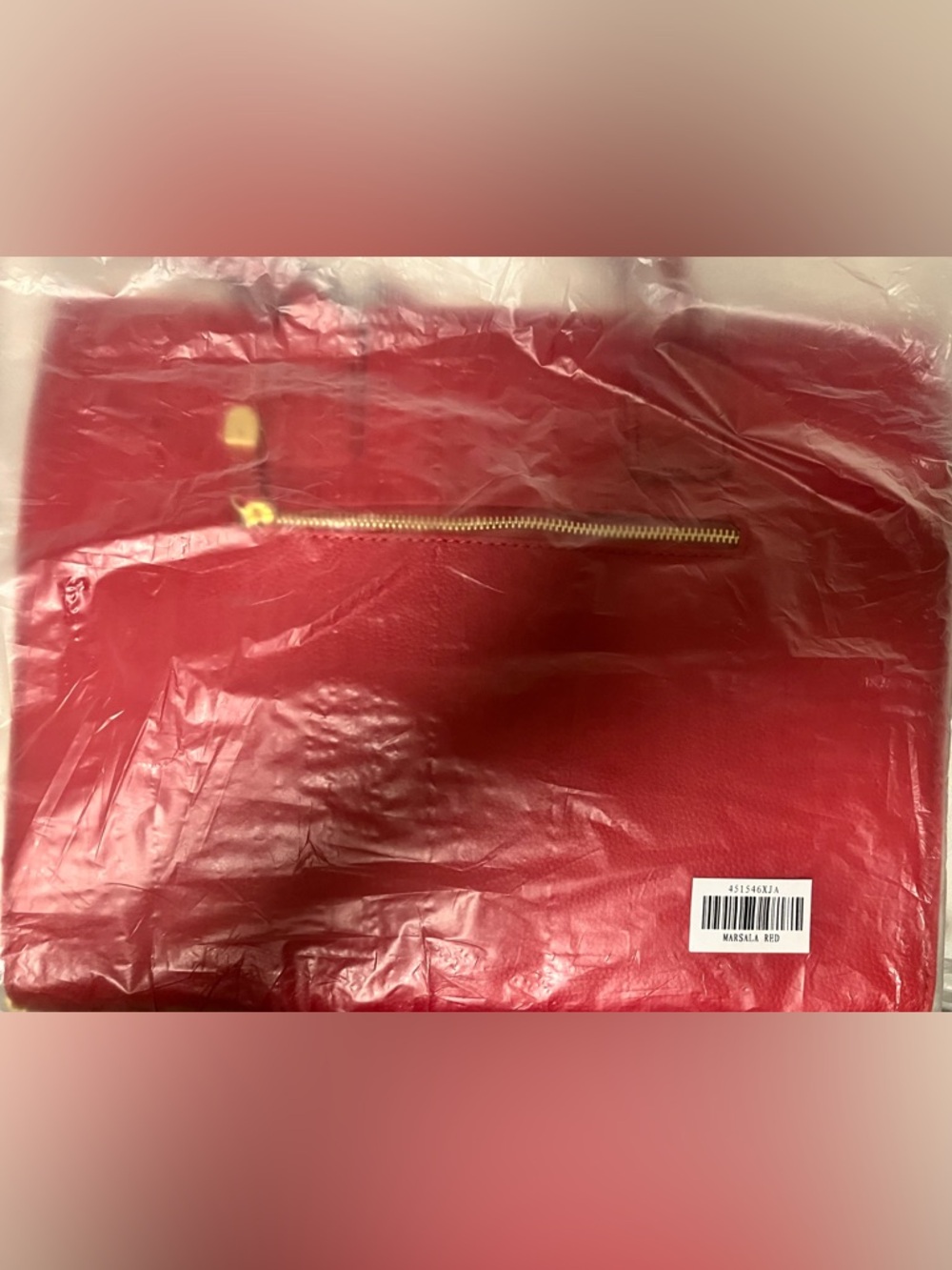 Joy & Iman Hollywood Glambag Marsala Red Leather - 2004 Deadstock NEW- NIP Set - Picture 5 of 16